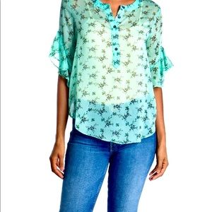 Vince Camino sheer blouse